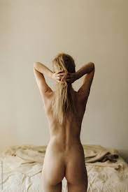 Young Naked Woman From Behind