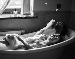 Maybe you would like to learn more about one of these? Black And White Bathroom And Couple Image 6421606 On Favim Com