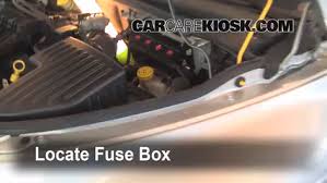 Chrysler pt cruiser / 2004 chrysler pt cruiser / fuse box location; Replace A Fuse 2001 2010 Chrysler Pt Cruiser 2007 Chrysler Pt Cruiser Limited 2 4l 4 Cyl