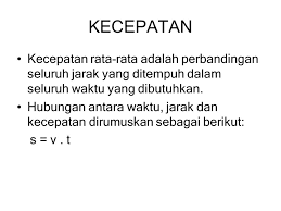 Berikut ini ringkasan materi mengenai jarak, waktu dan kecepatan yang di ajarkan di sekolah dasar (sd) atau madrasah ibtidaiyah (mi) kelas v (kelas lima). Waktu Jarak Dan Kecepatan Ppt Download