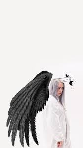 Billie Eilish Logo Wallpaper Black And White Billie Eilish Black And White Demon Esteticka Wallpaper V2 In 2020 Billie Eilish Billie Demon Aesthetic