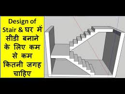 All landings require 36 net clear opening space between the wall and the nosing of the stairs. Staircase Design Minimum Space Required For Staircase Easy Method To Design Staircase 2021 Youtube