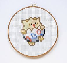 Download the pdf file for free here to get stitching! Togepi Digital Download Geek By Stitches Of Creation On Zibbet