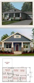 Jefferson With Attached Garage Craftsman Bungalow Style Home Gable Or Hip Roof 1728sf 3 Bdrms 2 Craftsman House Plans Bungalow Style Craftsman Bungalows