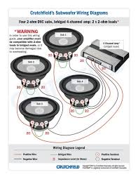 I show you how to wire for a 2 ohm or 8 ohm load. Ff 0675 Dual Voice Coil 4 Ohm Sub Wiring In Addition Dual 1 Ohm Subwoofer Download Diagram