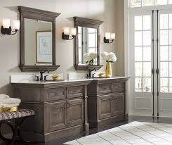 Pin By The Blushing K On Bathroom Remodel Gray Stained Cabinets Staining Cabinets Bathroom Cabinetry
