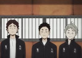 Third Years In First Year Haikyuu Anime Haikyuu Haikyuu Funny