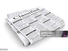 Classified Ads High-Res Stock Photo ...
