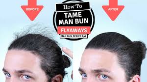 Fine hair is ultra light and prone to frizz and flyaways. How To Tame Man Bun Flyaways Man Bun Monthly Ep2 Youtube