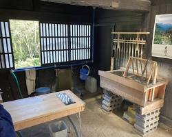 五箇山和紙抄紙體驗的圖片