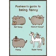 Please make sure that you are posting in the form of a question. Pusheen The Cat Framed Poster Print Pusheen S Guide To Being Super Fancy Size 24 X 36 Walmart Com Walmart Com