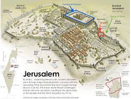 Jerusalem temple from mapcarta, the free map. Location Of The Temple Of Jerusalem Ancient Jerusalem Bible Jerusalem