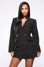 Boardin Jets Blazer Dress Black In 2020 Womens Fashion Blazer Blazer Dress Blazer Fashion