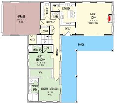 L Shaped House Plan With Upstairs