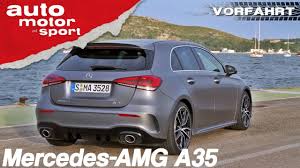 Der Neue Mercedes Amg A 35 2019 Billigster Amg Im Fahrbericht Review Auto Motor Sport Youtube