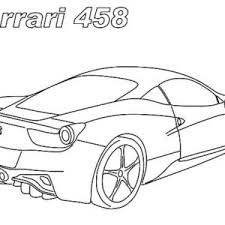 100% free cars coloring pages. Top View Ferrari Enzo Cars Coloring Pages Kids Play Color