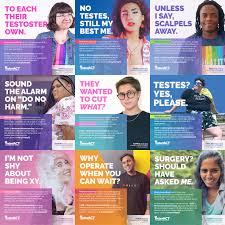 The intersex definition is a person is born with a combination of male and female biological traits. Intersex Awareness Day History And Social Media Resources