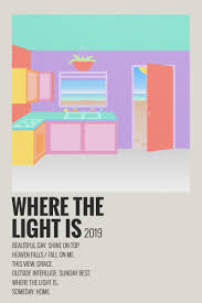Alternative Minimalist Music Album Polaroid Poster Where The Light Is By Surfaces 2019 Music Poster Ideas Music Poster Design Minimalist Music