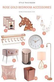 Pin By Reagan O Toole On Office At Home Rose Gold Room Decor Gold Bedroom Decor Room Decor Bedroom Rose Gold