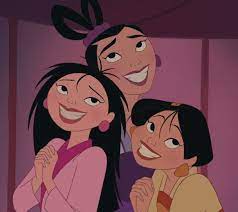 Mulan is a 1998 american animated film produced by walt disney feature animation and released by walt disney pictures. Ting Ting Su And Mei Disney Wiki Fandom