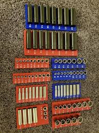 Socket Organizer Set By Andeker Thingiverse Socket Organizer Tool Box Organization Toolbox Socket Organizer
