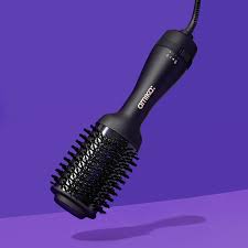 Hot air brush,hair dryer brush, hair dryer & volumizer, styler for straightening, curling, salon negative ion ceramic electric blow dryer rotating straightener curl brush. Hair Blow Dryer Brush Amika