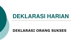 Panduan pengurusan makanan dan pemakanan asrama sekolah hendaklah dijadikan rujukan secara menyeluruh. Ppt Deklarasi Harian Powerpoint Presentation Free Download Id 4872901