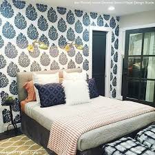 Who has construct a new house dont worry because in my channel many types of wall painting designs. Indian Annapakshi Damask Wall Stencil Royal Design Studio Stencils