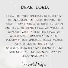 Prayer Understanding Each Other Prayer For Understanding Prayer For My Wife Prayers For My Husband