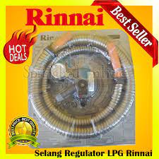 Kompor menjadi salah satu komponen yang paling penting dalam memasak, karena meskipun sudah ada banyak bahan tetapi jika tidak ada kompor pasti akan berantakan. Regulator Selang Metal Gas Lpg Rinnai Rg 622ms 1 8m Sni Harga Pabrik Shopee Indonesia