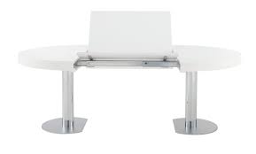 Ligne Roset Craft 2 Extending Dining Table In White Lacquer Extendable Dining Table Contemporary Modern Furniture Dining Table