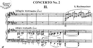 Rachmaninov Concerto No 2 Op 18 Movement 2 Piano Sheet Music Download