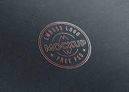 Download Free Embossed Logo Mockup Mockuptree