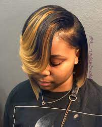 Natural Deep Side Part Bonded Bob Hair Styles Bob Hairstyles Short Hair Styles