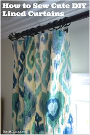 Follow the directions below to complete this diy wallpaper craft from hgtv magazine. How To Sew Cute Lined Diy Curtains Thrift Diving Blog