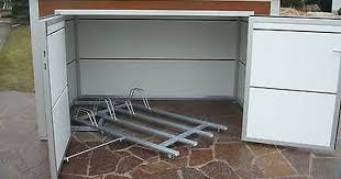 4er Fahrradbox Radhaus Fahrradschuppen Fahrradgarage Fahrradunterstand Bikeport Fahrradbox Fahrradgarage Fahrradschuppen