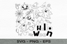 Sorry we couldn't find any matches for leaves outline. Halloween Pumpkin Ghost Bundle Graphic By Digital Ideas Art Creative Fabrica