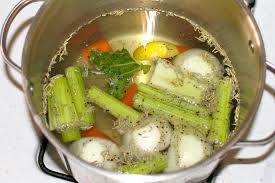 A poaching liquid for fish whose ingredients usually include water, vinegar or wine, d. Salt Vs Flavour In Sauces And Gravies And Court Bouillon Vegetarian Sunday Lunch