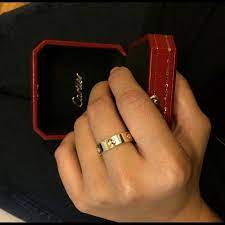 Cartier 3 Diamond Love Ring Cartier Love Ring Love Ring Cartier Love