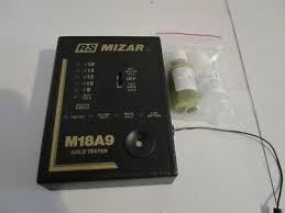 Unlike acid testing, auracle devices use a durable pen probe in its testing process to give an accurate and fast reading of the metal karat value. Gold Tester Electronic Rs Mizar M18a9 Gold Tester Ebay