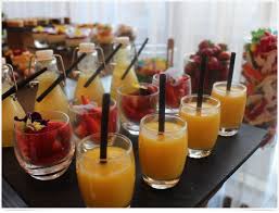 Fresh Juice And Fruit Display Healthy Catering Healthy Snacks Fruit Displays
