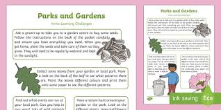 Busch gardens is committed to the health and safety of our guests, employees, and the animals in our care. Parks And Gardens Home Learning Challenges Nursery Fs1