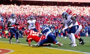 • the buffalo bills take on the kansas city chiefs during the afc championship game of the 2020 nfl postseason. Afc Championship Game Tennessee Titans 24 35 Kansas City Chiefs As It Happened Sport The Guardian