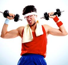 Image result for weak person lifting weights