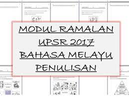 · 3 eylül 2017 ·. Modul Ramalan Upsr 2017 Bahasa Melayu Penulisan Kmjda Sumber Pendidikan