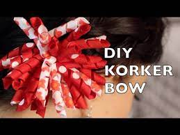 Now you can make one to match every adorable outfit. Diy Korker Hair Bow How To Make A Korker Ribbon Bow Youtube