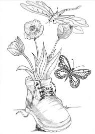 Omeletozeu Peinture Fleurs Croquis Dessin