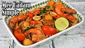 Bumbu mee 1 bungkus isi ayam tulang ayam sikit tumbuk garam sikit bawang putih. Resepi Mee Hailam Simple Mudah Dan Sedap Mi Hailam Malina Lina Pg Youtube