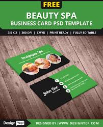 Download business card templates in psd now. Free Beauty Spa Business Card Psd Template On Behance