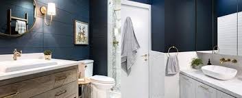 Pack a punch in your bathroom, thanks to these standout paint shades. Top 50 Best Blue Bathroom Ideas Navy Themed Interior Designs